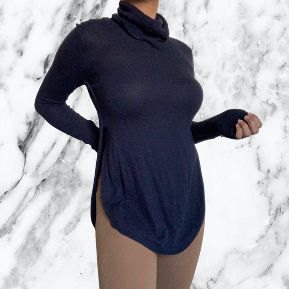 Mendocino Blue Turtleneck - Picture 1 of 8